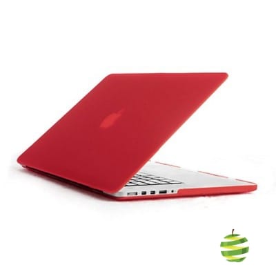 Coque de protection intégrale rigide mate pour MacBook Pro Rétina 13 Pouces A1502 et A1425 (2012/2015)- Rouge