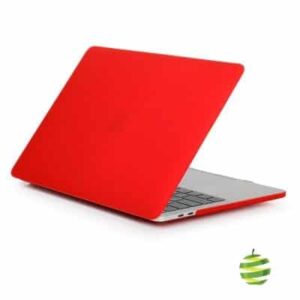 Coque de protection intégrale rigide mate pour MacBook Pro Rétina 13 Pouces A1706 et A1708 (2016/2017) - Rouge