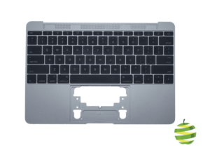 661-02243 TopCase Apple clavier Qwerty (US_EN) pour MacBook 12 pouces Retina (2015) couleur Gris Sidéral_BestInMac