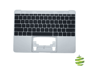 661-04881 Topcase avec clavier Qwerty (US) pour MacBook 12 pouces A1534 (2016) Argent_1_BestInmac