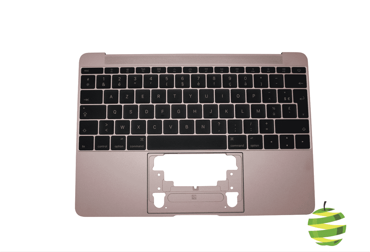 Top Case MacBook 12 Retina A1534 Azerty (FR) Or Rose (2017)