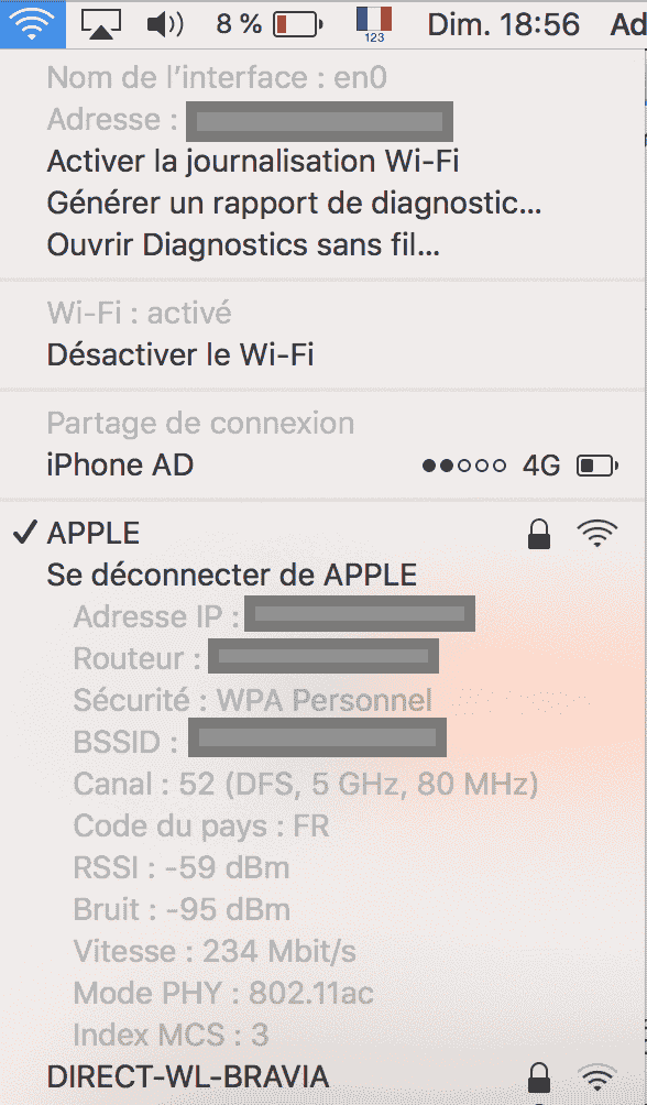 Wifi Apple Informations
