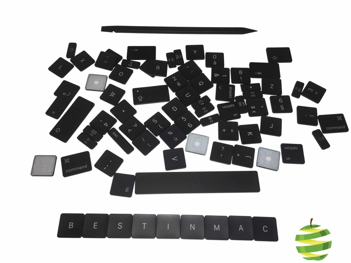 Kit de touches de clavier Azerty pour MacBook Air 13 pouces Retina A1932 complet