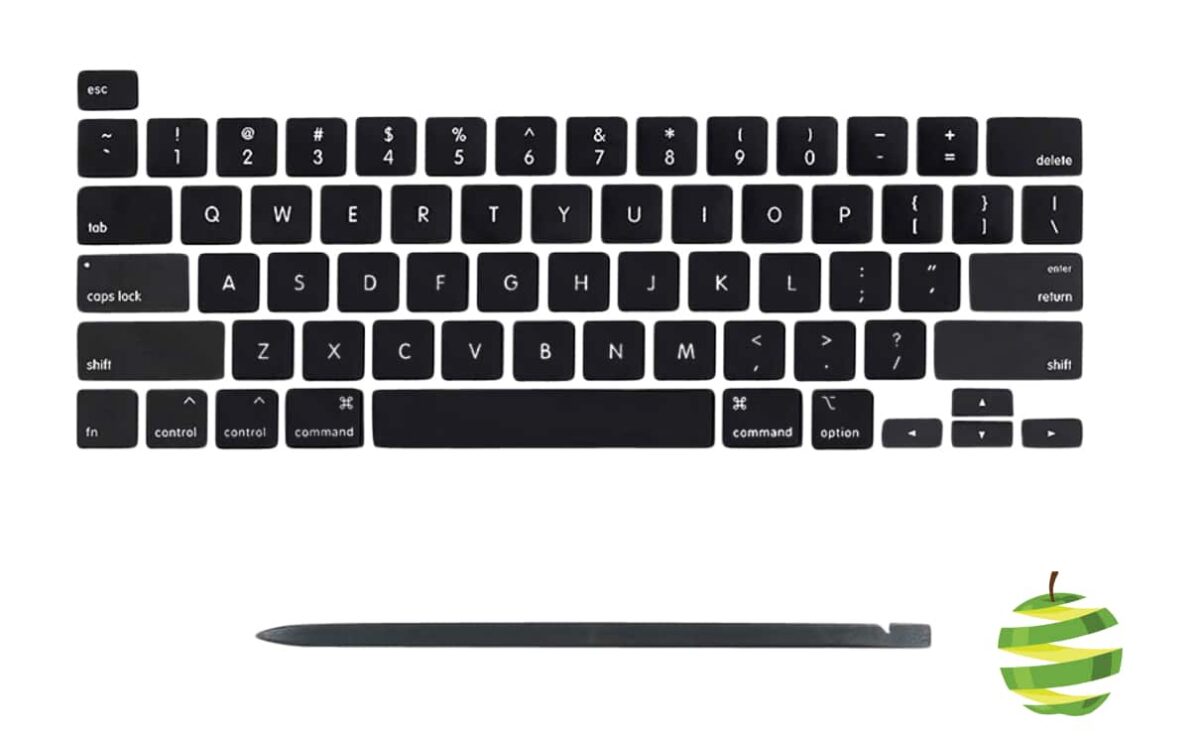 Touches et Spudger pour clavier Qwerty (US) MacBook Pro 16 pouces A2141 et 13 pouces A2289 A2251 (2019-2020)