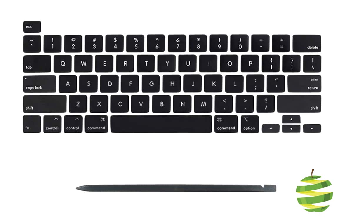 Touches de clavier Qwerty MacBook Pro 13 2020 et 16 2019
