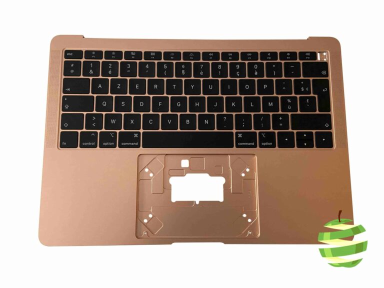 661-09738 Top Case MacBook Air 13 pouces Retina A1932 clavier Azerty (FR) Or (2018/2019)_1_BestinMac.com