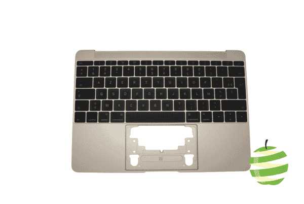 661-02280-FR-REC-A Top Case Apple pour MacBook 12" Retina A1534 clavier Azerty (FR) Or (2015) Reconditionné Grade A_BestInMac