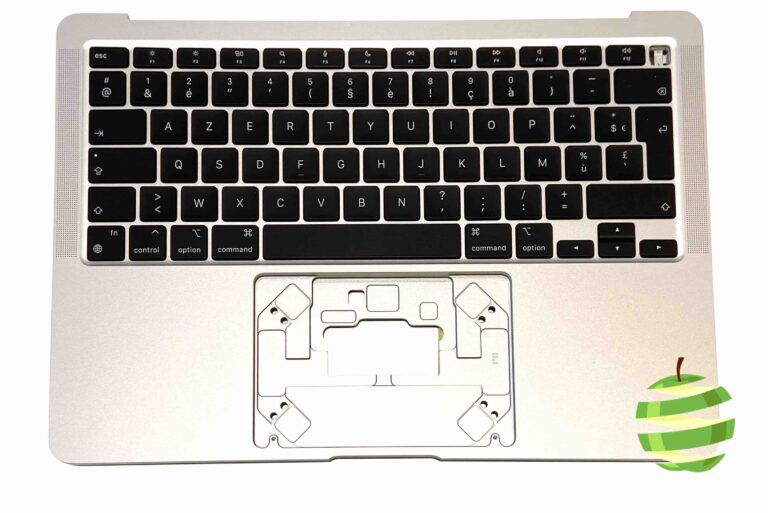 661-16833 Top Case MacBook Air 13 pouces M1 Retina A2337 clavier Azerty (FR) Argent (2020) recto