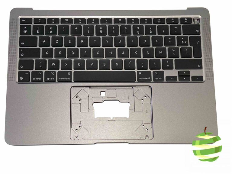 661-16831 Top Case MacBook Air 13" M1 Retina A2337 clavier Azerty (FR) Gris Sidéral (2020) recto_BestinMac