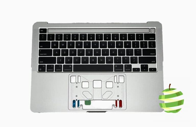 661-18433-US-AR-REC-A_Topcase Apple pour MacBook Pro 13 A2338 Retina M1 clavier QWERTY (US) Argent (2020) Reconditionne A_1_BestinMac.com