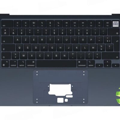 RMP-661-25688-FR-REC-A-Top case clavier Azerty (FR) pour MacBook Air 13 M2 A2681 (2022) Bleu Minuit_Reconditionné-Grade-A-BestinMac.com