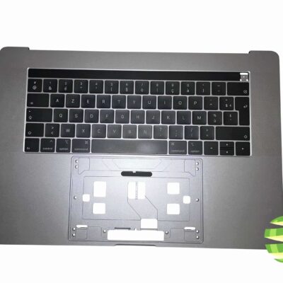 661-10345-FR-REC-B-Top Case Apple MacBook Pro 15 pouces Retina A1990 Touch Bar clavier Azerty (FR) Gris Sideral (2018-2019) reconditionné Grade B-BestinMac
