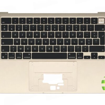 BIM-661-25687-FR-Top case clavier Azerty (FR) pour MacBook Air 13 M2 A2681 (2022) Lumière Stellaire_1_BestinMac.com