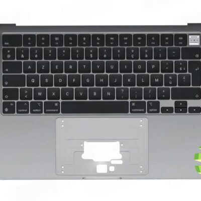 BIM-661-40227-FR-Top case clavier Azerty (FR) pour MacBook Air 13 M3 A3113 (2024) Gris Sidéral_1_BestinMac.com