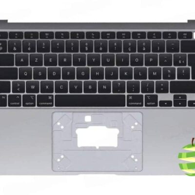 661-16831-REC-A-Top Case MacBook Air 13 pouces M1 Retina A2337 clavier Azerty Gris Sidéral (2020)-BestinMac