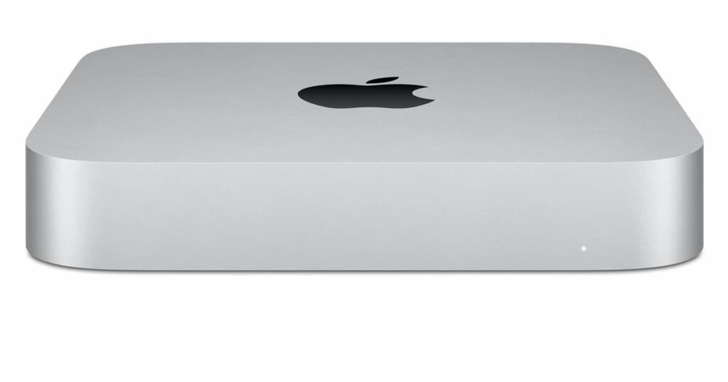 Mac mini M1 seul, illustration du modèle Apple Silicon pour usage bureautique et multimédia