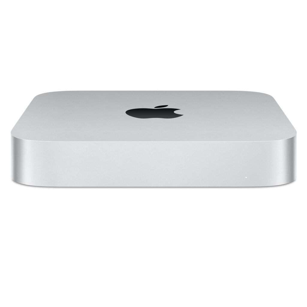 Mac mini M2 seul, illustration du modèle Apple Silicon pour usage bureautique et multimédia