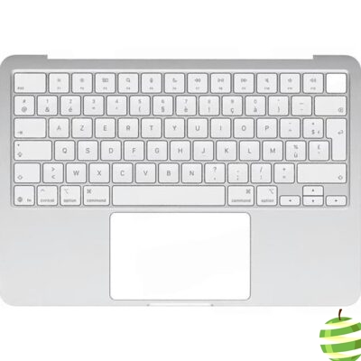 Top case clavier Azerty avec Touch ID (FR) pour MacBook Neo 13″ A3404 (2026) Argent