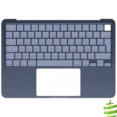 Top case clavier Azerty avec Touch ID (FR) pour MacBook Neo 13″ A3404 (2026) Indigo