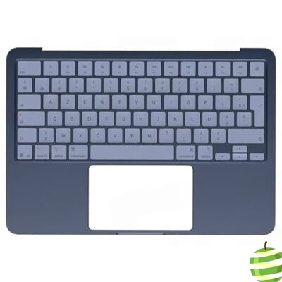 Top case clavier Azerty sans Touch ID (FR) pour MacBook Neo 13″ A3404 (2026) Indigo