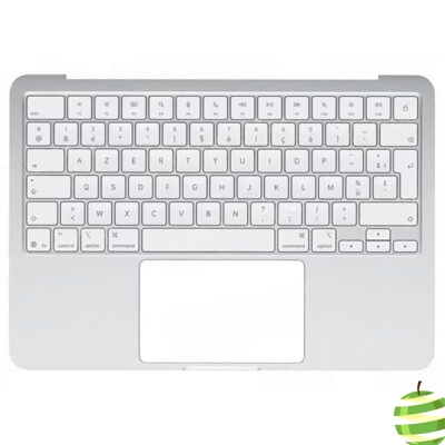 Top case clavier Azerty sans Touch ID (FR) pour MacBook Neo 13″ A3404 (2026) Argent